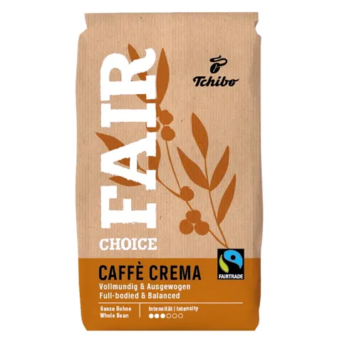 Tchibo Fair Choice Caffe Crema 1kg Kawa ziarnista