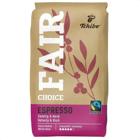 Tchibo Fair Choice Espresso 1kg Kawa ziarnista
