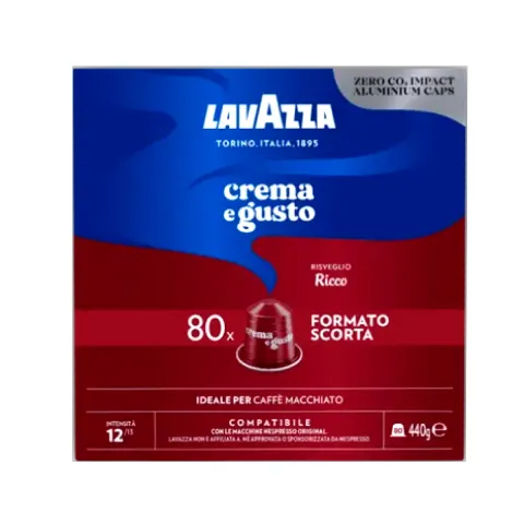 Lavazza Crema e Gusto Ricco Alu Kapsułki do Nespresso 80 szt