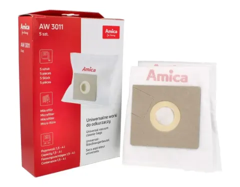 Amica AW3011 Worki do odkurzacza 5 szt + mikrofiltr