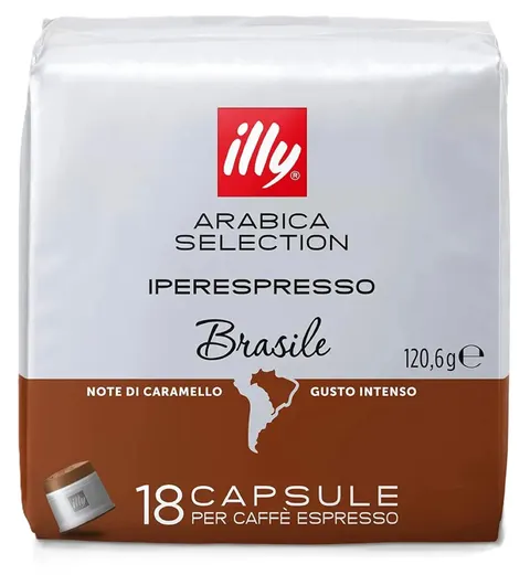 Illy iperEspresso Brasile Arabica Selection - Kawa w kapsułkach 18 kapsułek