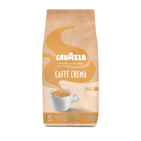 Lavazza Caffè Crema Dolce 1kg - kawa ziarnista aksamitna pianka