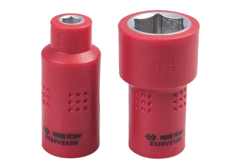 NASADKA KRÓTKA IZOLOWANA 1/4" 14mm x 41mm, 6-kąt.