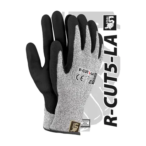 Rękawice ochronne z przędzy HDPE REIS LEVEL5 R-CUT5-LA 11