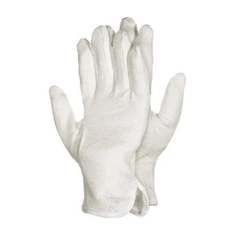 Rękawice Ochronne REIS białe męskie (RMICRON W) — rozm. 8