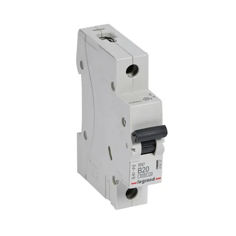 Wyłącznik nadprądowy 1P B 20A 6kA 230/400VAC, S301 RX3; 419137 LEGRAND