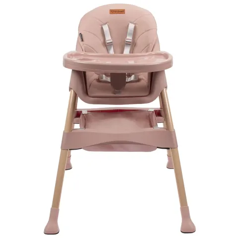 Krzesełko do karmienia 2w1 KARIMI Pink