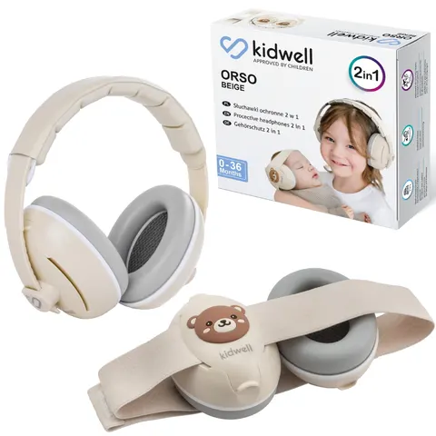 Słuchawki wygłuszające ORSO Beige