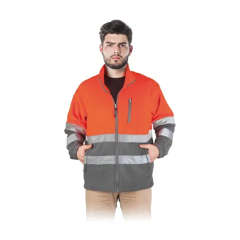 Bluza polarowa z pasami odblaskowymi REIS POLSTRIP PS M