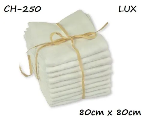 Pielucha tetrowa Ega LUX 80x80 Biała CH-250
