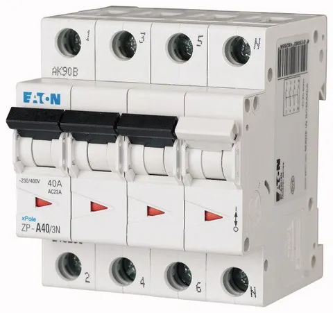 Rozłącznik modułowy 63A 3P+N (możliwy wyzwalacz), ZP-A63/3N; 284909, EATON ELECTRIC