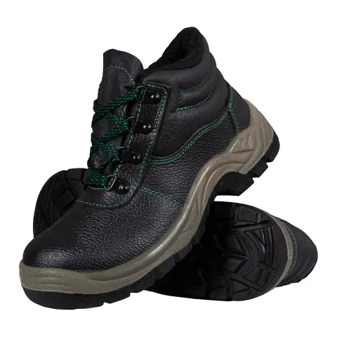 BUTY Bezpieczne REIS czarno-szaro-zielone damskie (BRGRENLAND BSZ) — rozm. 45