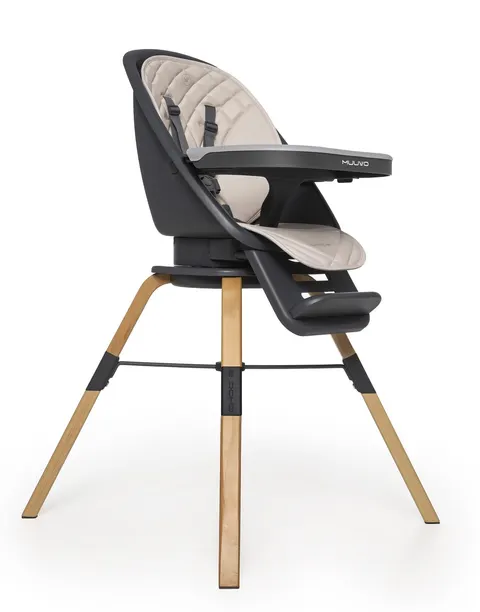 Krzesełko do karmienia Muuvo Choc 2 Beige