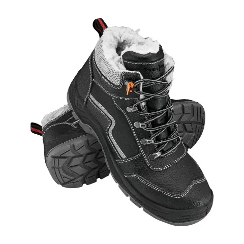 BUTY Zawodowe REIS czarno-szare męskie (BRYETI BS) — rozm. 42
