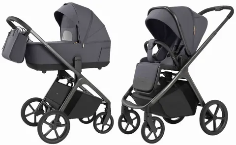 CARRELLO VECTOR CRL-6551 wózek dziecięcy 2w1 | Ultimate Grey