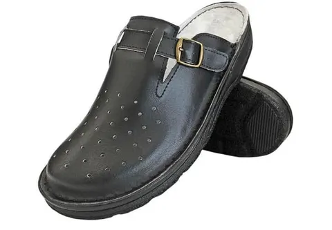 Buty klapki ortopedyczne REIS czarne 42