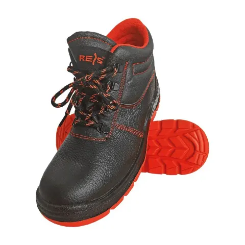BUTY Bezpieczne REIS czarno-czerwone męskie (BRYESK-T-SB BC) — rozm. 44