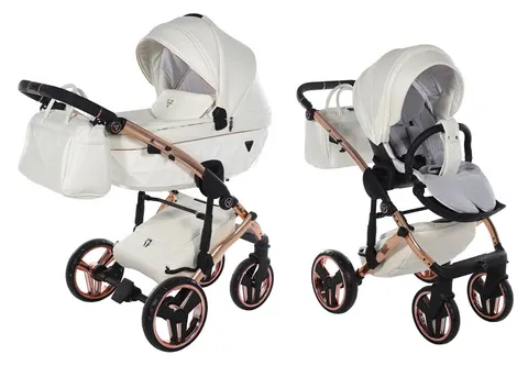 Wózek wielofunkcyjny Junama Fluo V3 Individual 16 White/Copper