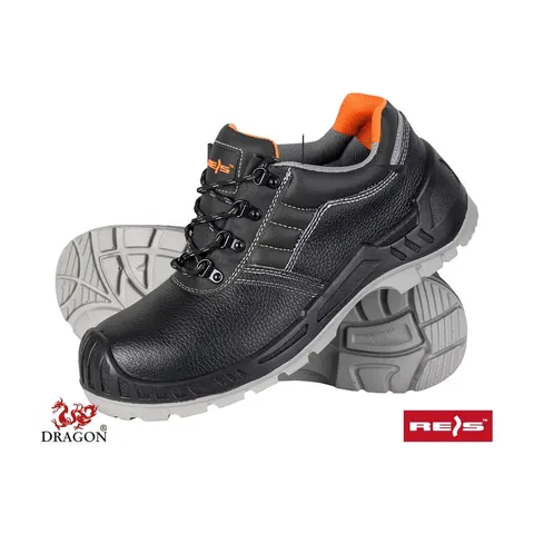BUTY Bezpieczne REIS czarno-pomarańczowe męskie (BCTITAN_P BP) — rozm. 42