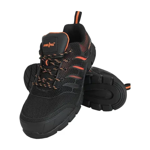 BUTY Bezpieczne REIS czarno-pomarańczowe męskie (BRAMAZO BP) — rozm. 41