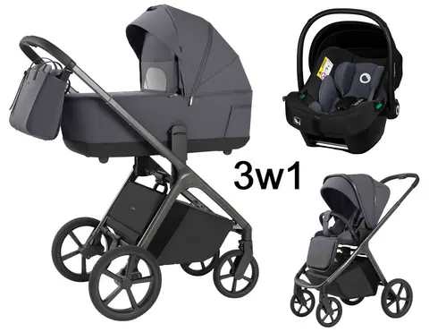 Wózek wielofunkcyjny Carrello Vector 3w1 CRL-6551 Ultimate Grey +fotelik