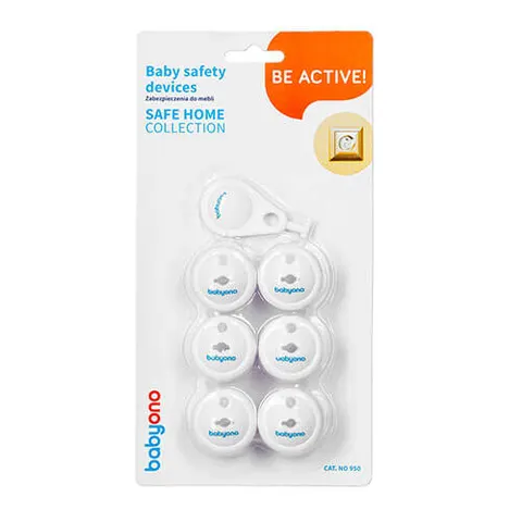 Zabezpieczenie do gniazdek elektrycznych 6 szt. (950) / babyono