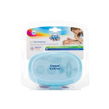 Canpol babies Aspirator do nosa z miękką końcówką - wyrób medyczny