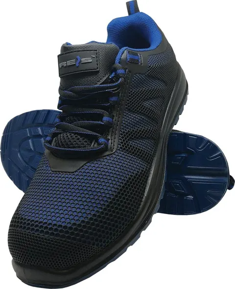 BUTY Bezpieczne REIS czarno-niebieskie męskie (BRCUBE BN) — rozm. 43