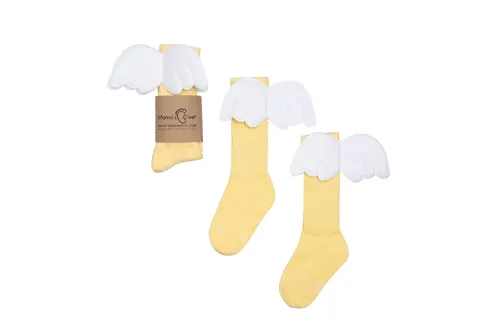 Podkolanówki Mama's Feet Aniołki Kanarkowe