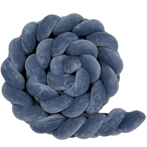 Warkocz do łóżeczka Lulumi 200 cm Denim