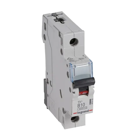 Wyłącznik nadprądowy 1P B 10A 6kA 230/400VAC S301 TX3; 403355 LEGRAND