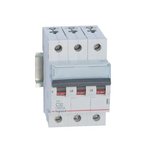 Wyłącznik nadprądowy 3P C 32A 6kA 400VAC S303 TX3; 403548 LEGRAND