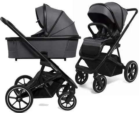 Muuvo Slick 2.0 , Wózek wielofunkcyjny 2w1 , Iron Graphite