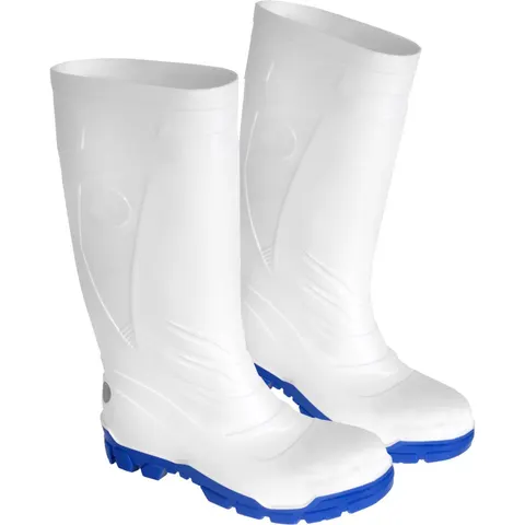 Buty bezpieczne kalosze BFSD13162 45 BIAŁO-NIEBIESKI