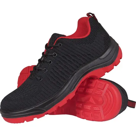 BUTY Bezpieczne Ox.01.202 Fly-p-sb OGRIFOX czarno-czerwone męskie — rozm. 39