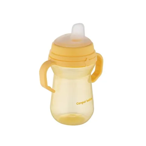 Kubek z silikonowym ustnikiem FirstCup 250ml Canpol Babies