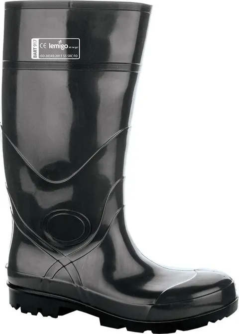 Buty bezpieczne kalosze Lemigo BLBART S5 42 CZARNY