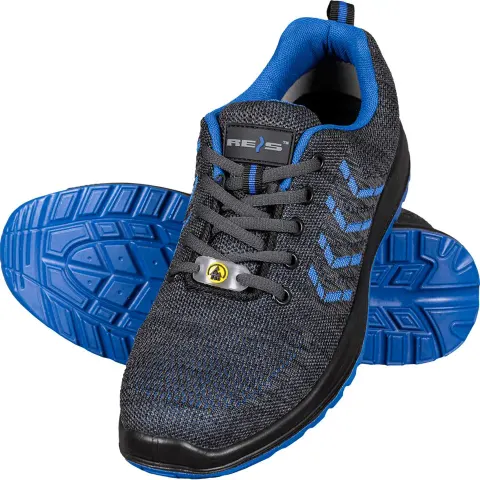 BUTY Bezpieczne REIS szaro-niebieskie męskie (BRACKET SN) — rozm. 47