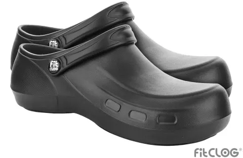 Klapki 8% VAT FITCLOG czarne damskie (BLFITCLOGPP B) — rozm. 39