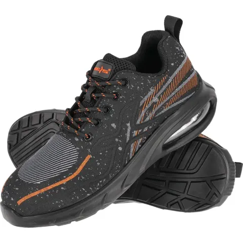 BUTY Bezpieczne REIS czarno-pomarańczowe męskie (BRIMPULSE BP) — rozm. 45