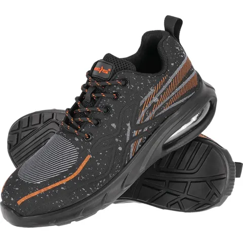 BUTY Bezpieczne REIS czarno-pomarańczowe męskie (BRIMPULSE BP) — rozm. 47