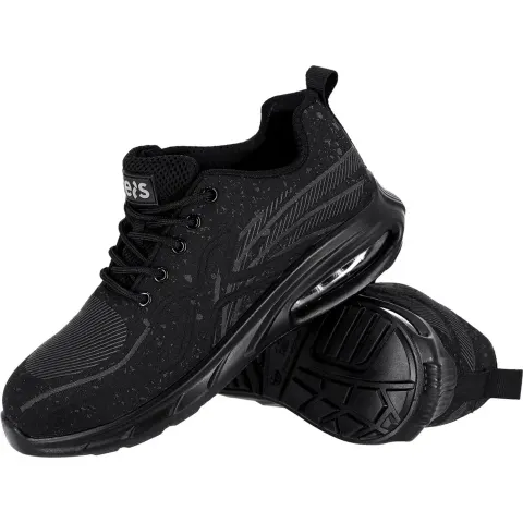 BUTY Bezpieczne REIS czarno-czarne męskie — rozm. 43