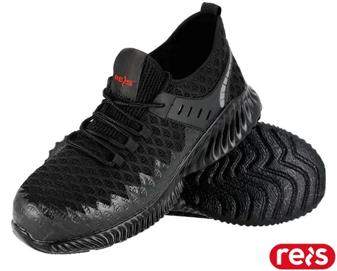 Buty bezpieczne męskie Reis BRULTRA - metal free 42 CZARNY