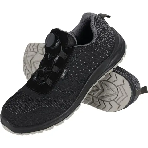 BUTY Bezpieczne REIS czarno-szare damskie (BRDROP-ROL BS) — rozm. 41