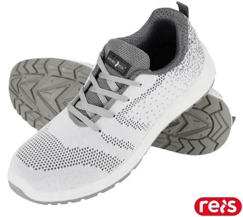 BUTY Bezpieczne REIS biało-szare damskie — rozm. 41