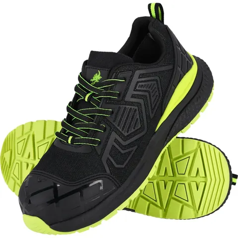 BUTY Bezpieczne REIS czarno-seledynowe męskie (BCTANG-P BSE) — rozm. 46