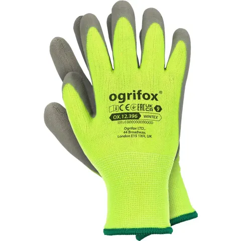 Rękawice Ochronne Ox.12.396 Wintex OGRIFOX żółto-szare męskie — rozm. 8