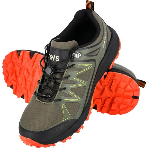 BUTY Sportowe REIS zielono-czarno-pomarańczowe męskie — rozm. 40