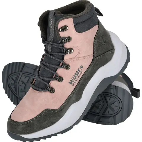 BUTY typu Trzewik REIS różowo-szaro-białe damskie — rozm. 37