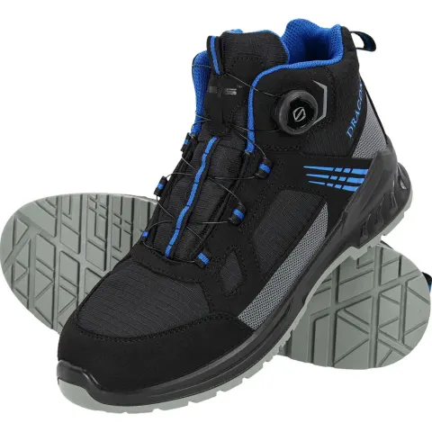 BUTY Bezpieczne REIS czarno-niebieskie męskie (BRSTRIAL-T BN) — rozm. 43